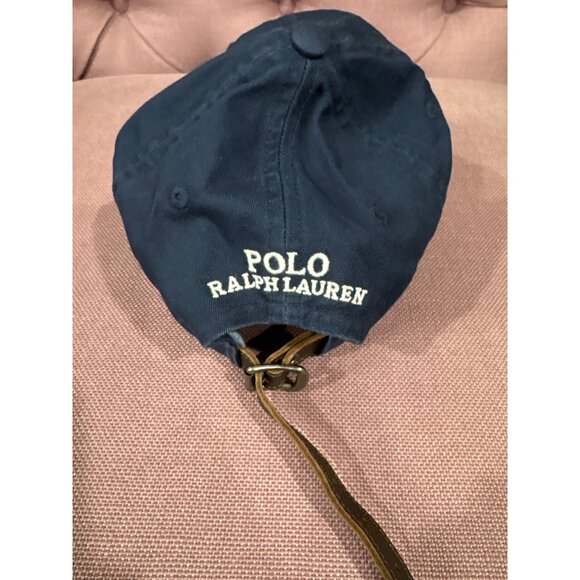 Polo Ralph Lauren Classic Twill Novelty Bear Sport Cap in Newport Navy One Size - Picture 8 of 12